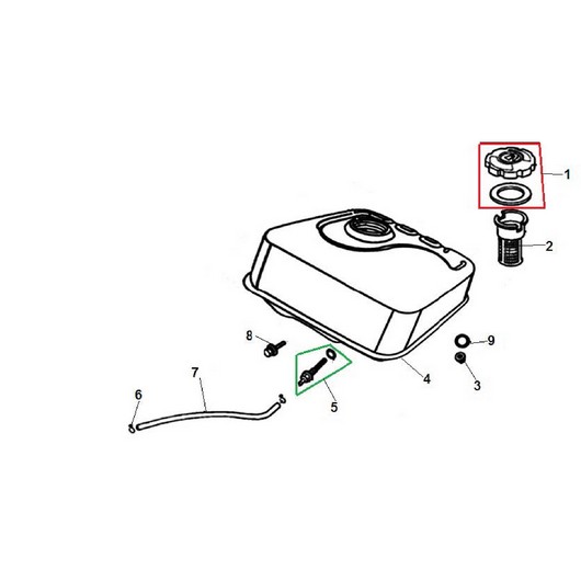 Топливный бак Champion ST656